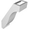 Ekena Millwork 3-in. W x 6-in. D x 10-in. H Baker Architectural Grade PVC Knee Brace BRCP03X06X10BKR - alternate 4